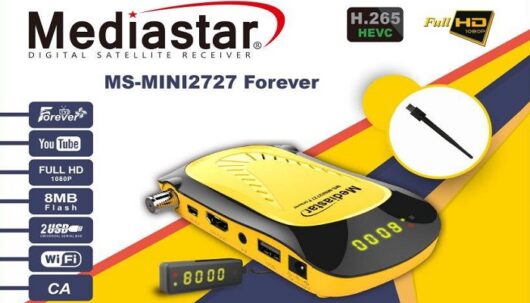 Mediastar MS-MINI2727 Forever H-265 Dvbs-2 Receiver